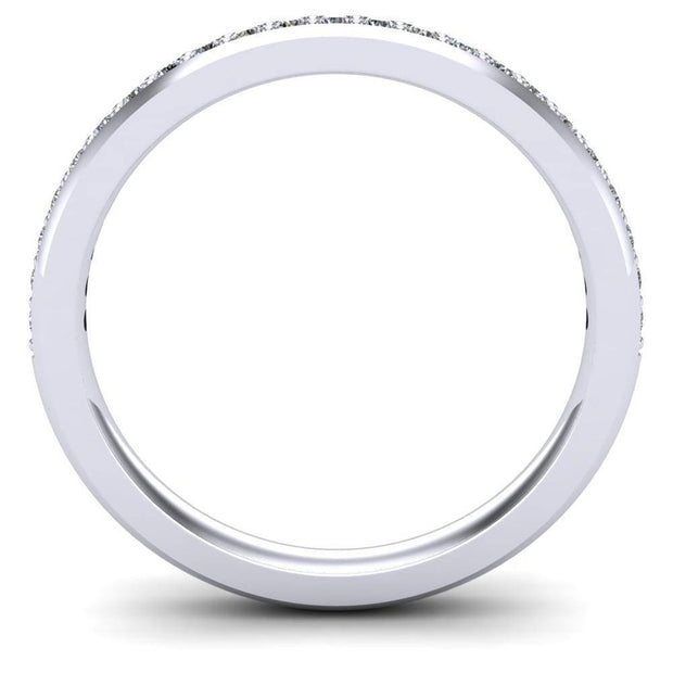 Ladies Celtic Wedding Band AYLIN-1S-BAND-WHITE - Uctuk