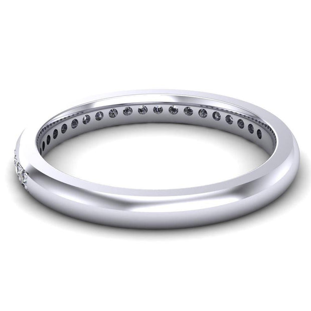 Ladies Celtic Wedding Band AYLIN-1S-BAND-WHITE - Uctuk