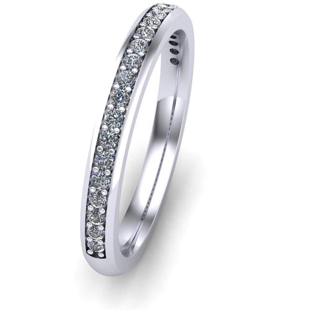 Ladies Celtic Wedding Band AYLIN-1S-BAND-WHITE - Uctuk