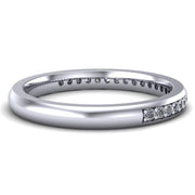 Ladies Celtic Wedding Band AYLIN-1S-BAND-WHITE - Uctuk