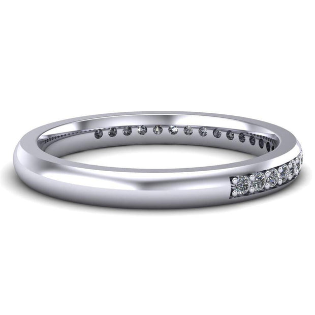 Ladies Celtic Wedding Band AYLIN-1S-BAND-WHITE - Uctuk