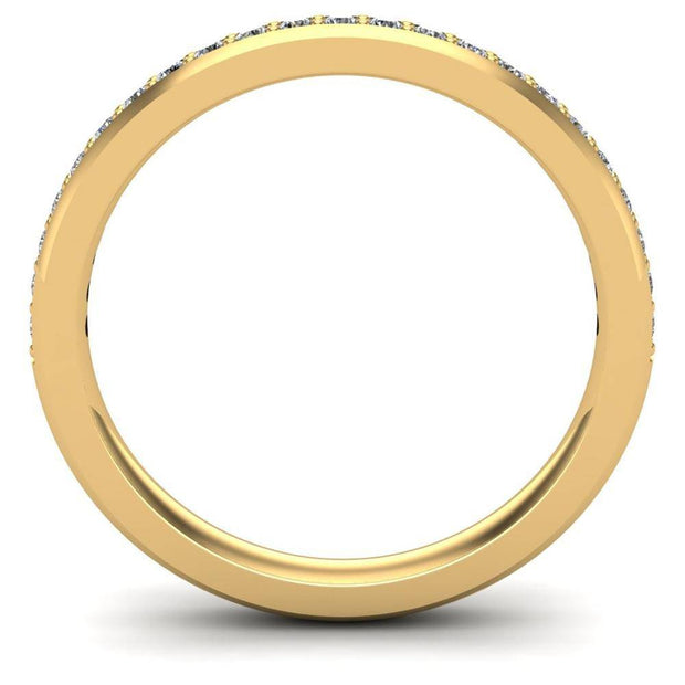Ladies Celtic Wedding Band AYLIN-1S-BAND-YELLOW - Uctuk