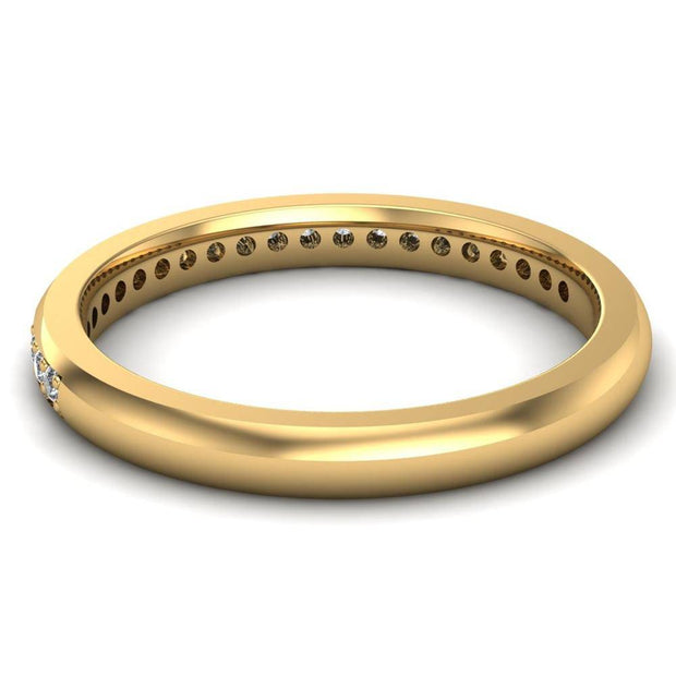 Ladies Celtic Wedding Band AYLIN-1S-BAND-YELLOW - Uctuk