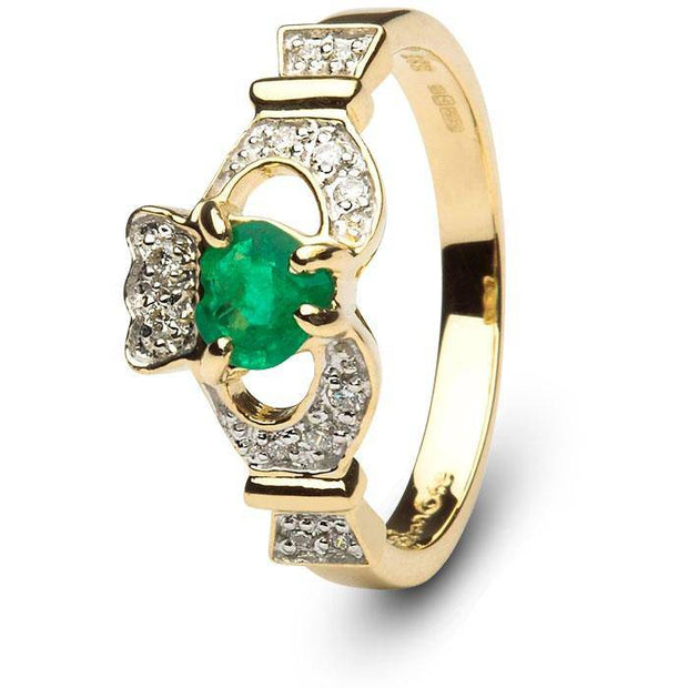 Ladies Claddagh Engagement Ring SL-14L68ED - Uctuk