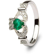Ladies Claddagh Engagement Ring SL-14L68WED - Uctuk