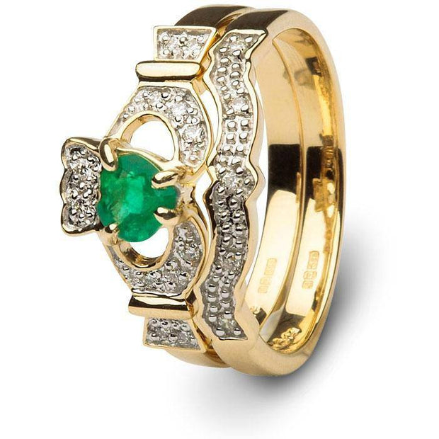Ladies Claddagh Wedding Ring SL-14L69D - Uctuk